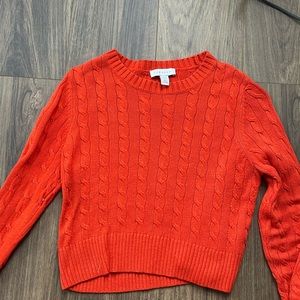 Orange topshop sweater